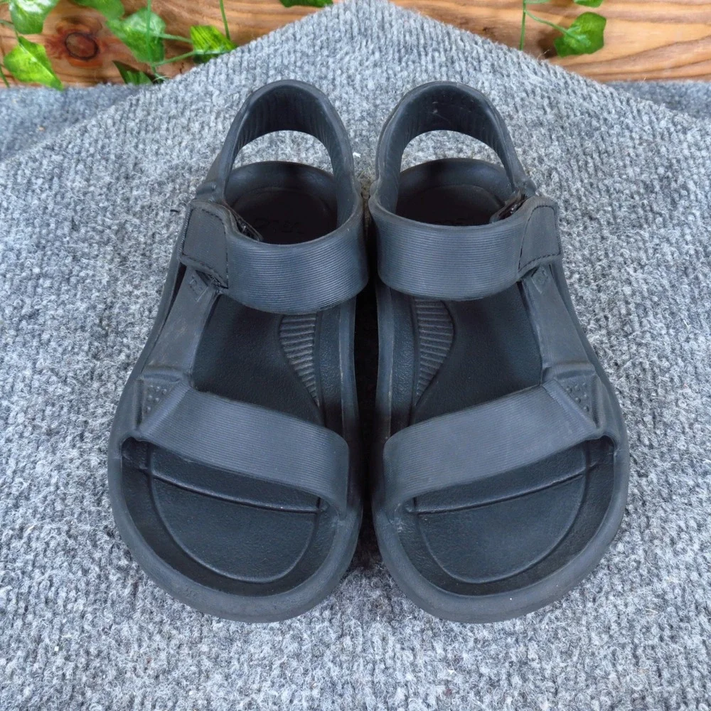 Teva Hurricane Drift Toddler Sport Sandals Size 10 Water Friendly Black EVA